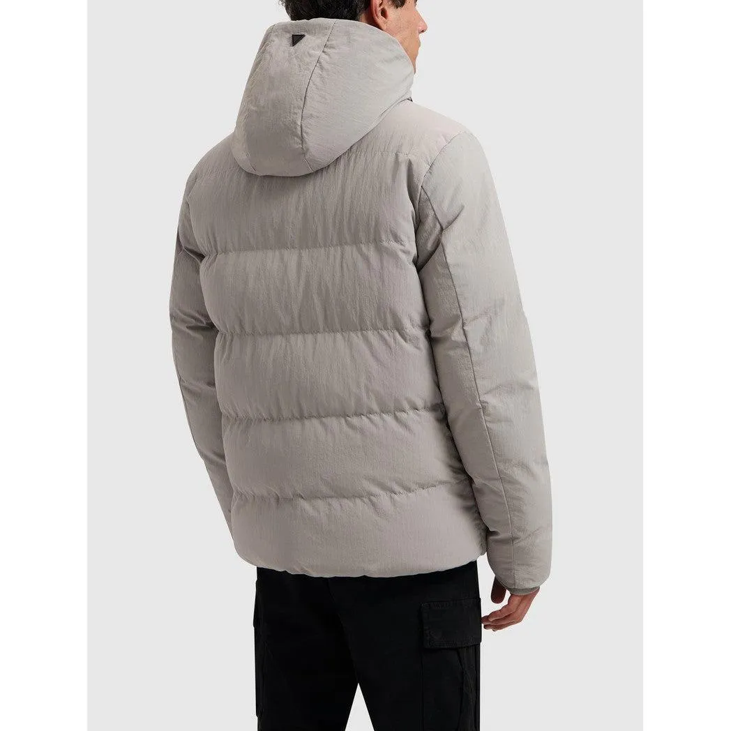 Activewear Hooded Jacket Grey Plain