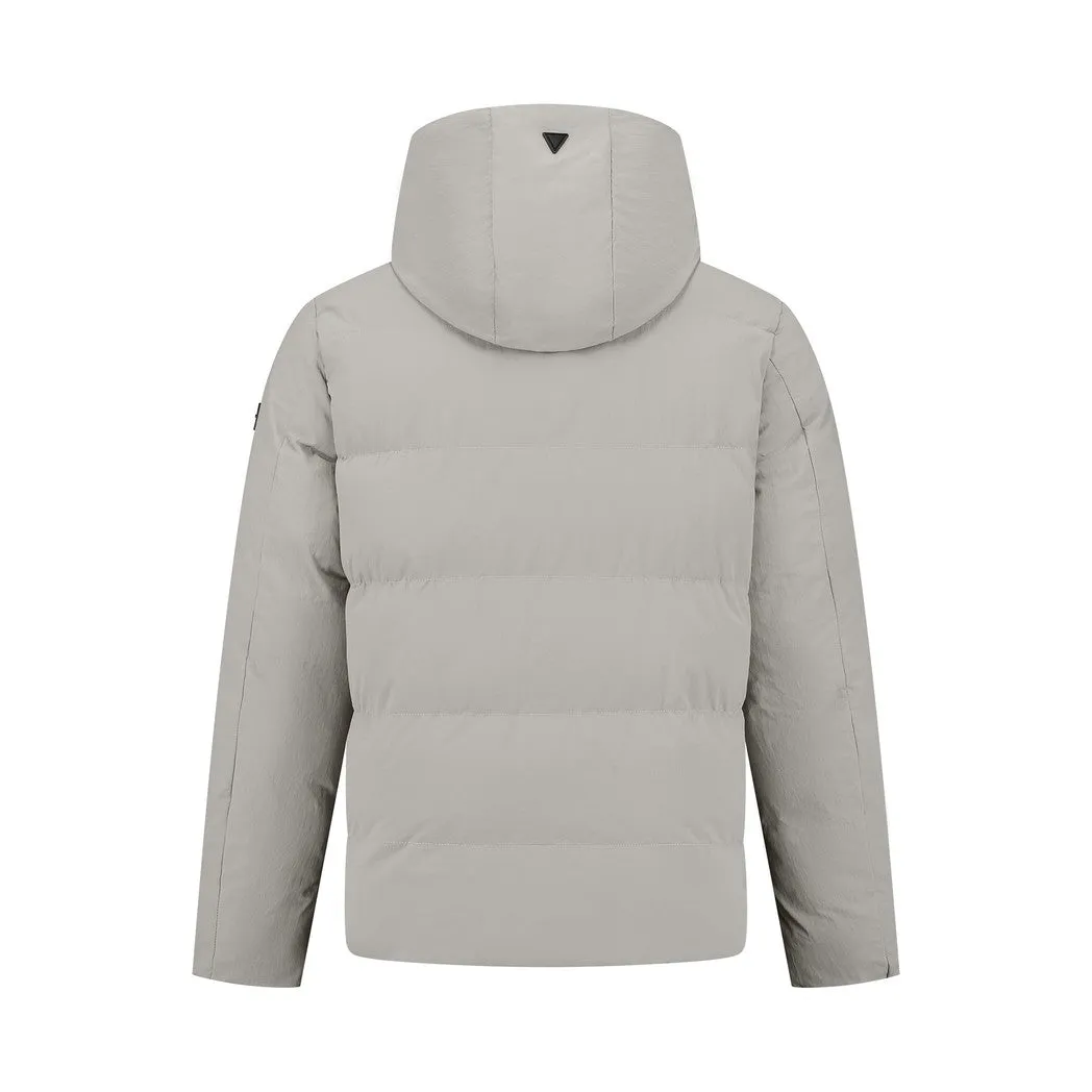 Activewear Hooded Jacket Grey Plain