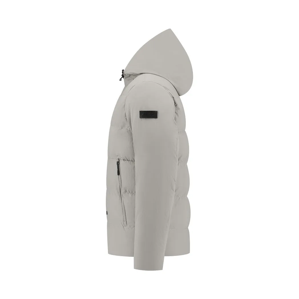 Activewear Hooded Jacket Grey Plain