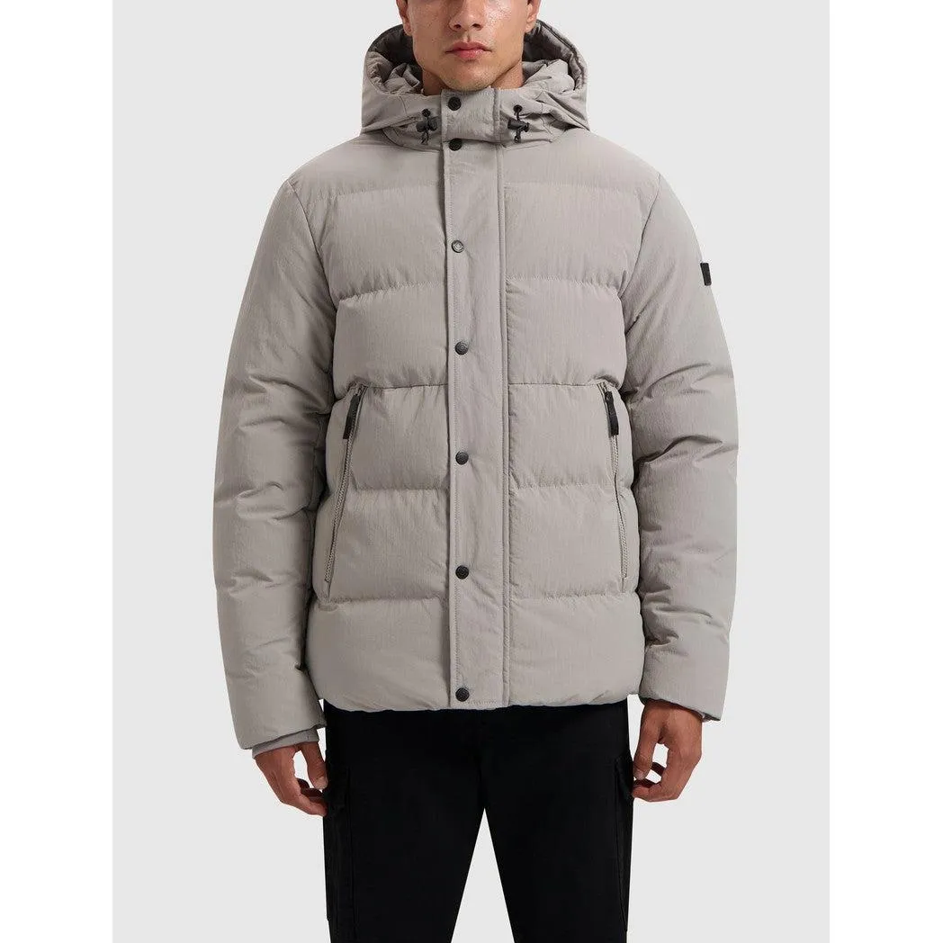 Activewear Hooded Jacket Grey Plain