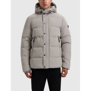 Activewear Hooded Jacket Grey Plain