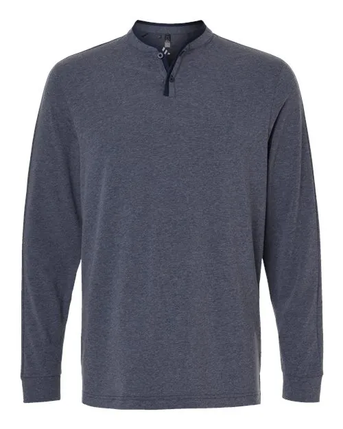 adidas Men's Henley Long Sleeve Tee