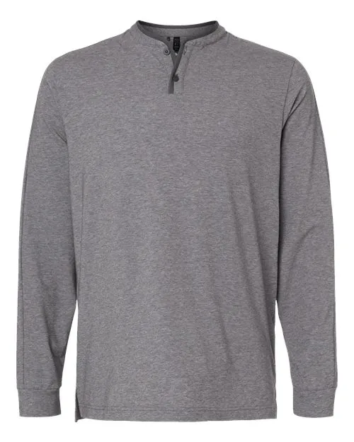 adidas Men's Henley Long Sleeve Tee