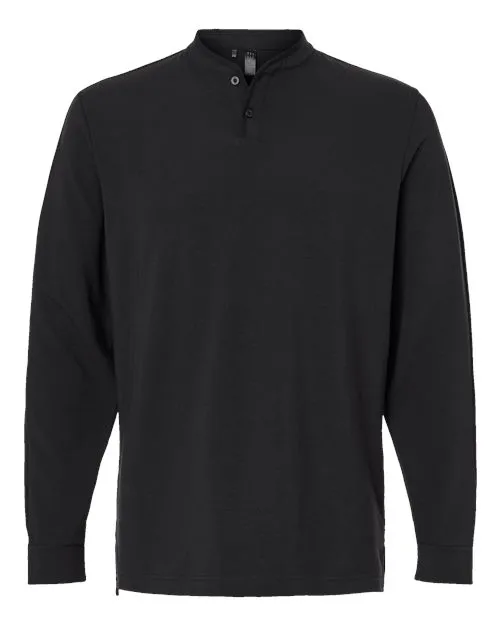 adidas Men's Henley Long Sleeve Tee