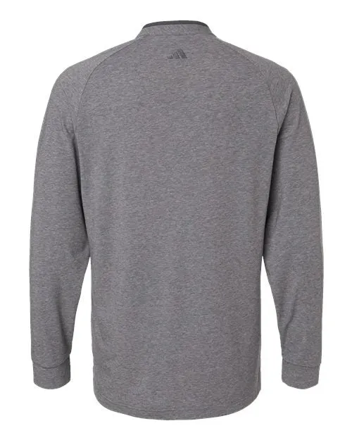 adidas Men's Henley Long Sleeve Tee