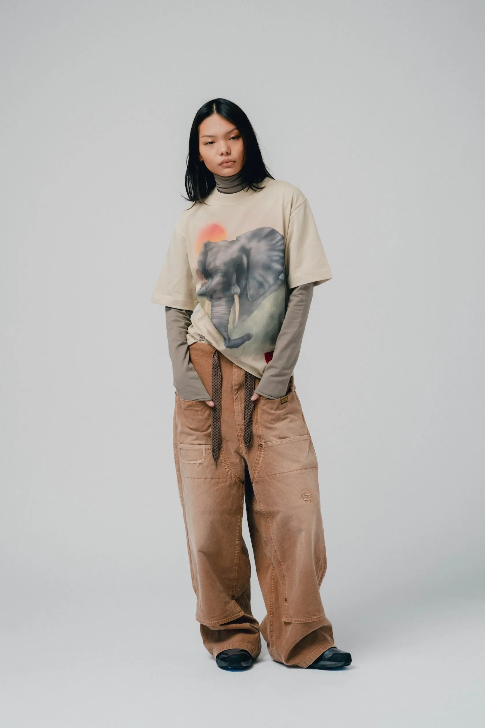 African Forest Elephant S/S Tee (Eggshell)
