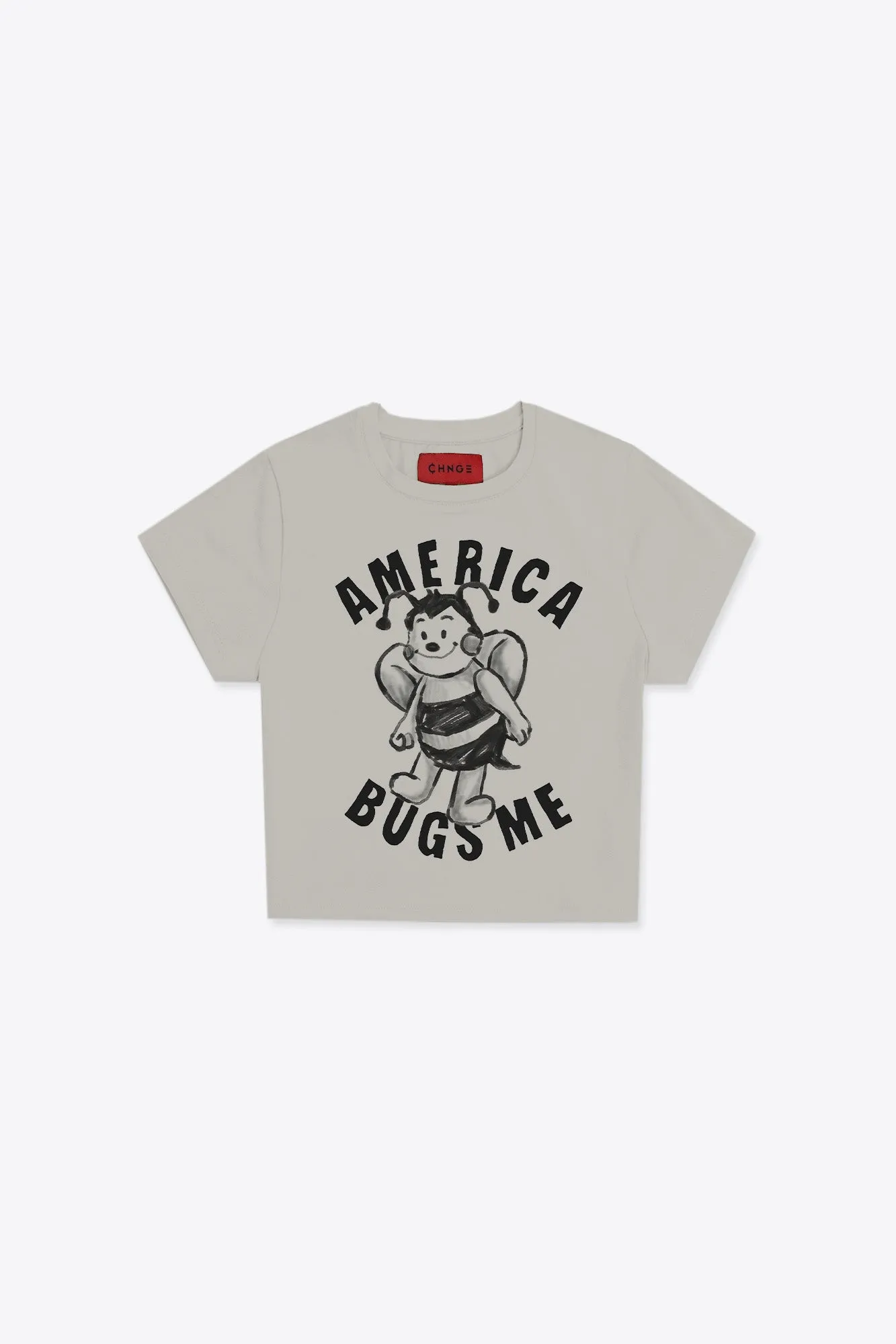 America Bugs Me Mini Tee (Bone)