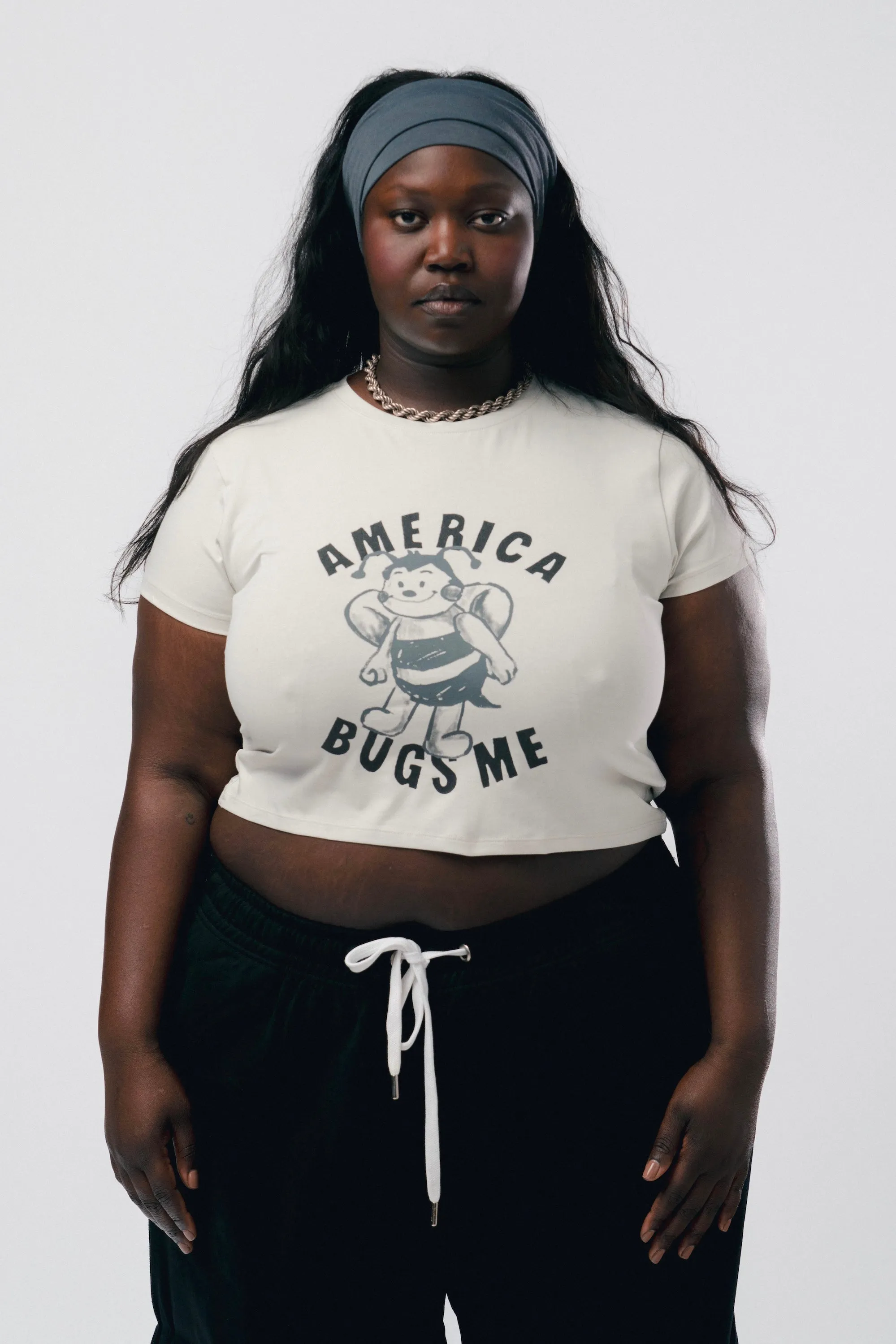 America Bugs Me Mini Tee (Bone)