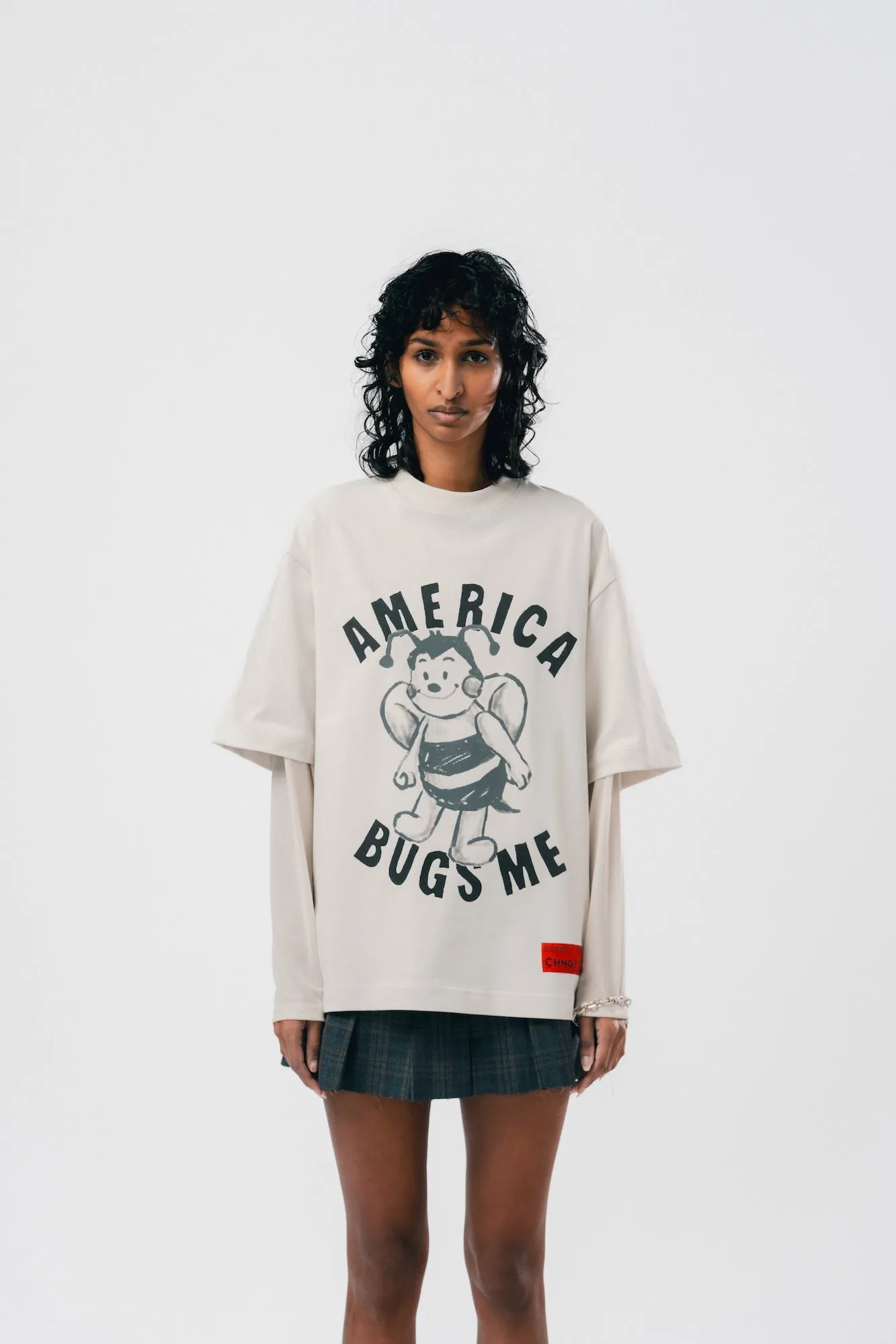 America Bugs Me T-Shirt (bone)