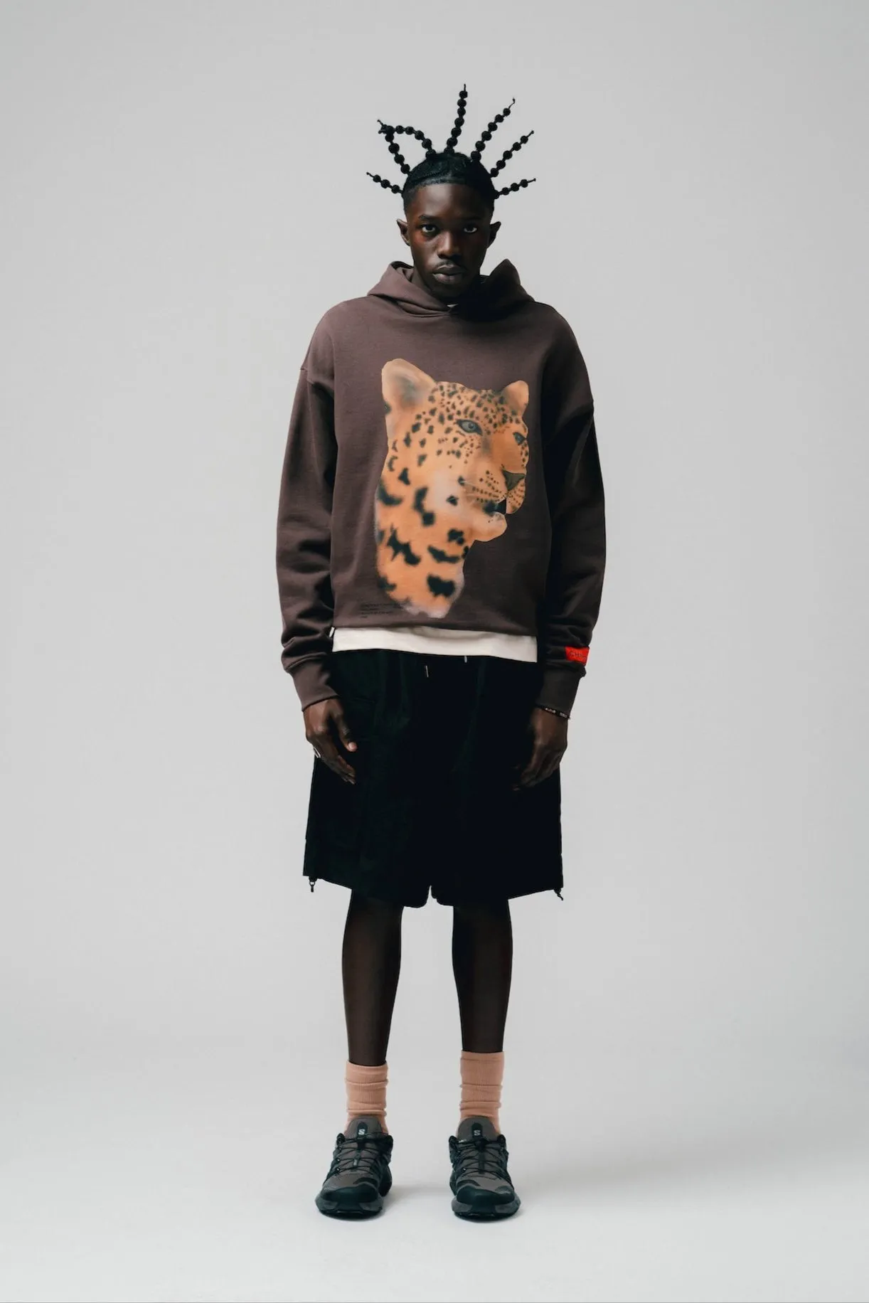 Amur Leopard Hoodie (Cocoa)