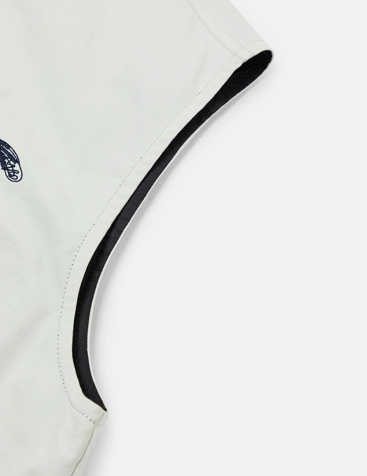 Artistic Logo Embroidery Fashion Fit Vest Jacket