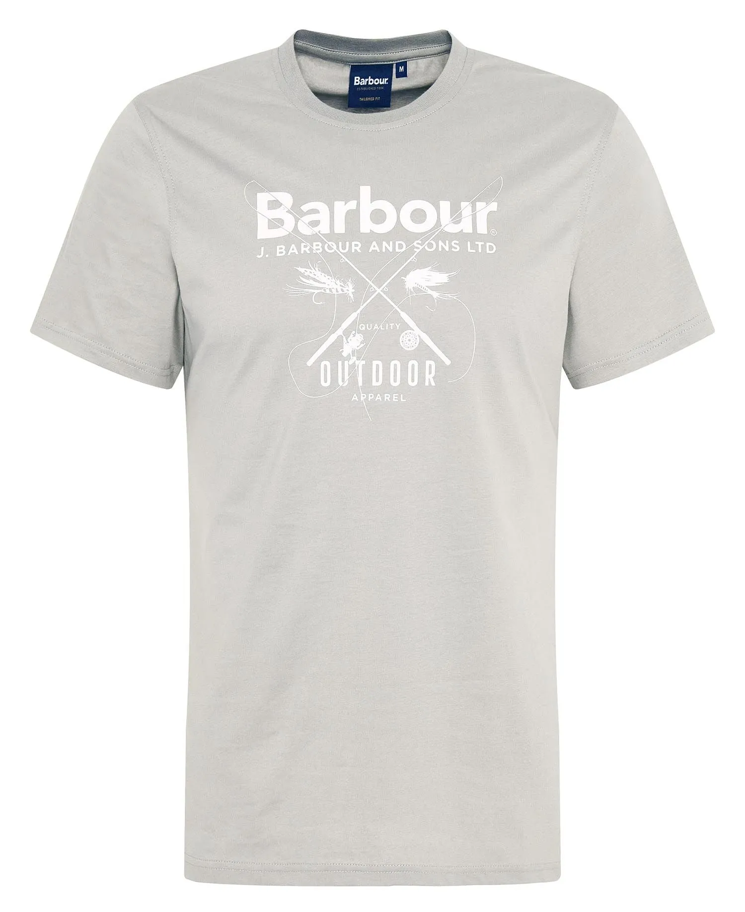 Barbour - Fly Graphic Tee, Forest Fog