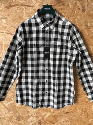 BARBOUR INTERNATIONAL BOLD BLOCK CHECK SHIRT msh4790wh32