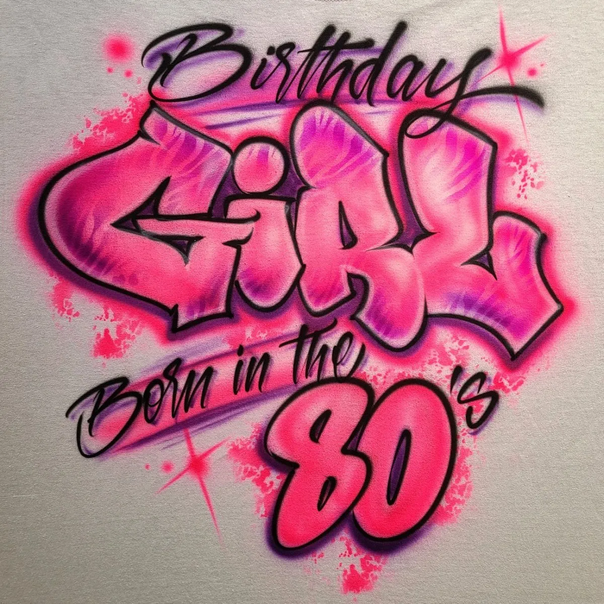 Birthday 80's Design