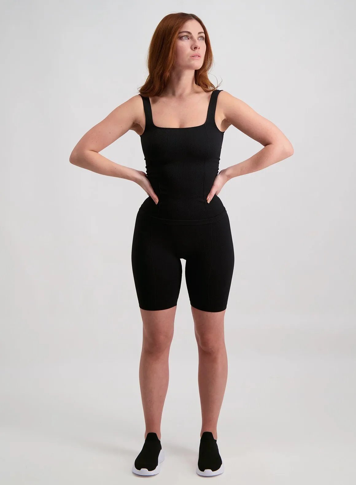 Black Luxe Seamless Singlet