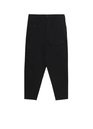 BLACK SCANDAL KATSURAGI NO-TUCK WAIST STRING WORK PANTS