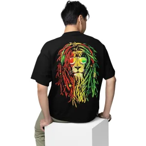 Bob Marley Oversized T shirt - Rasta Lion