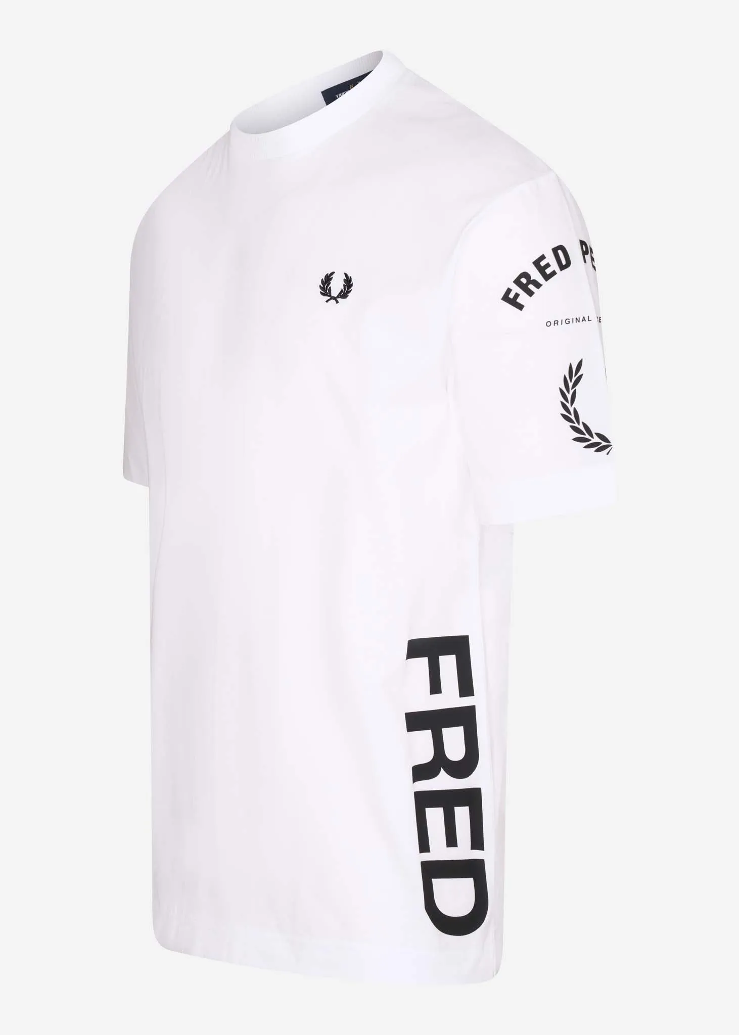 Bold branding t-shirt - white