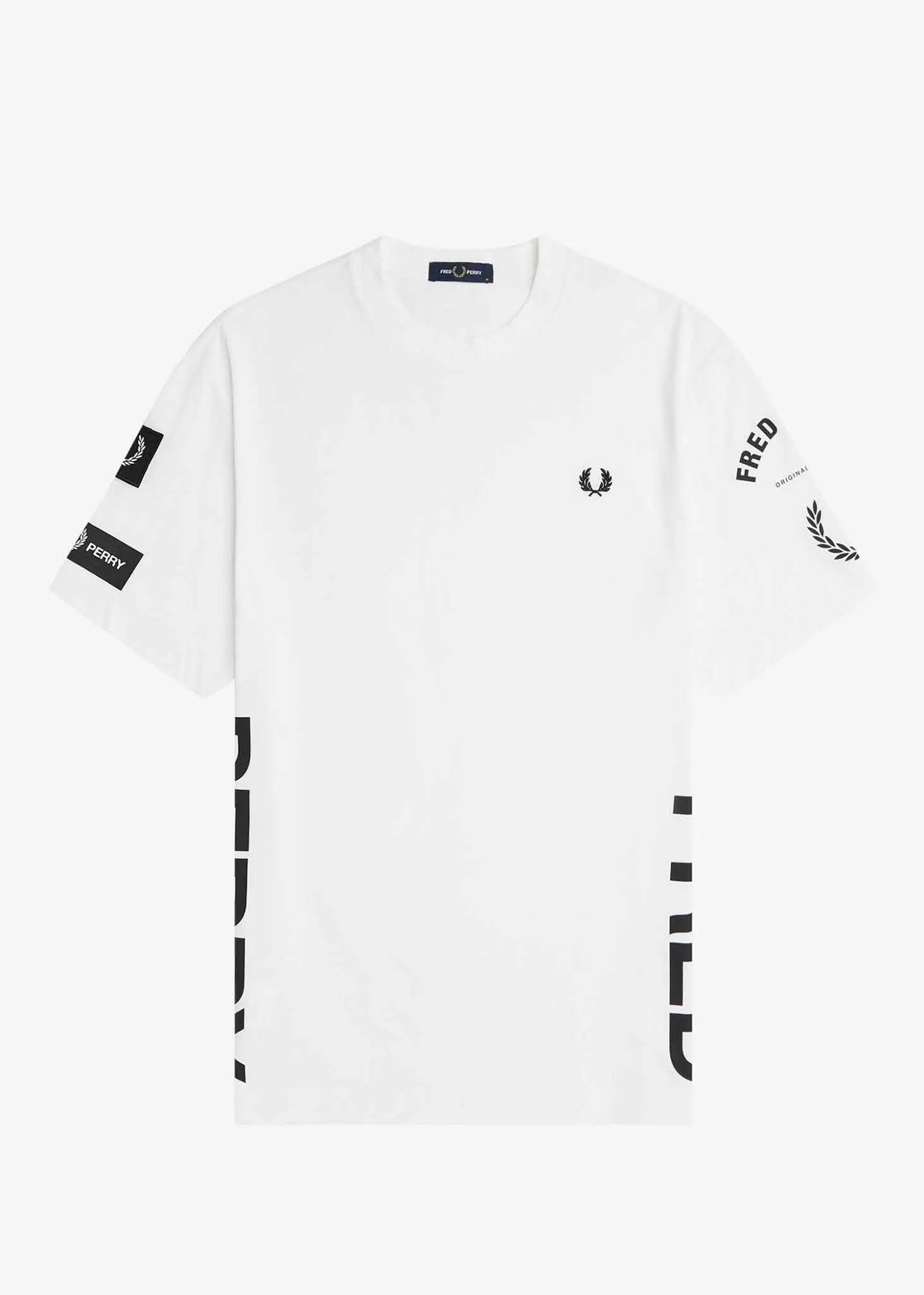 Bold branding t-shirt - white
