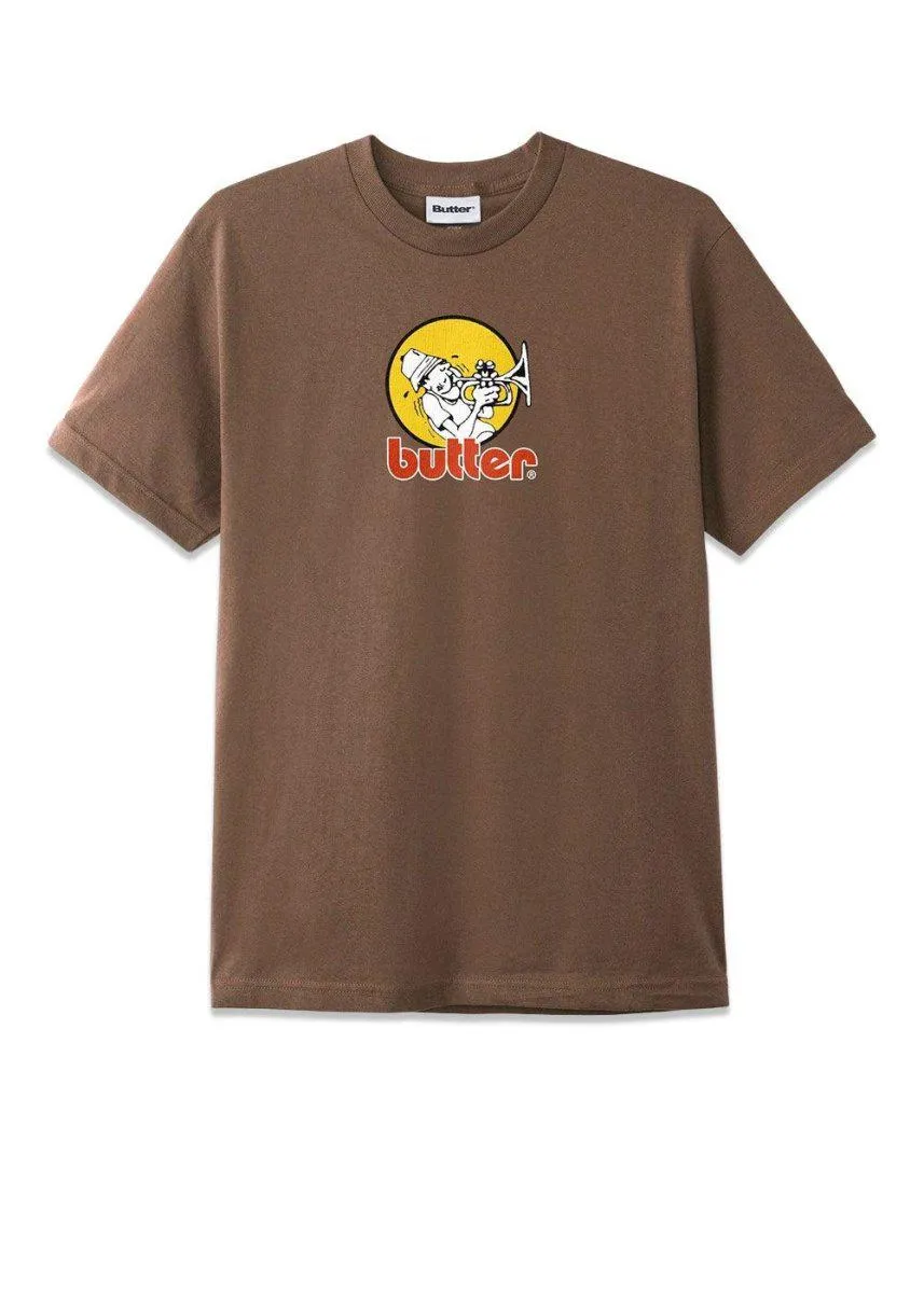 Brass Tee - Washed Wood