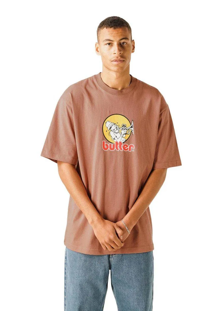 Brass Tee - Washed Wood