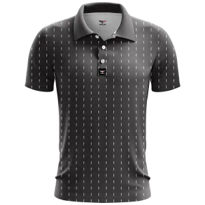 Bullet Stripe Golf Polo Shirt