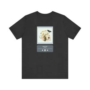 Classic Butterfly Skin Floral Lyric T Shirt