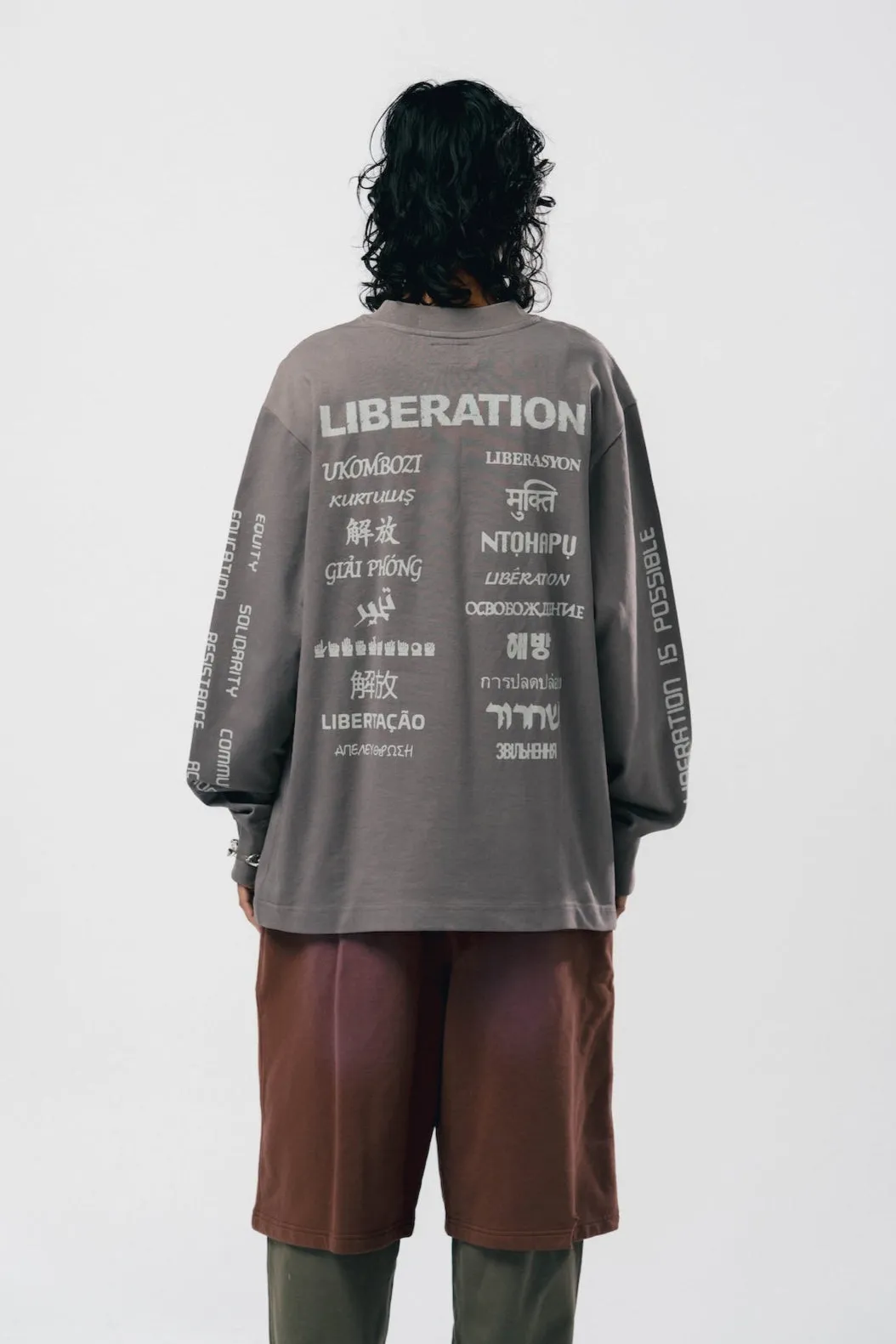Collective Liberation Cuffed L/S (graphite)