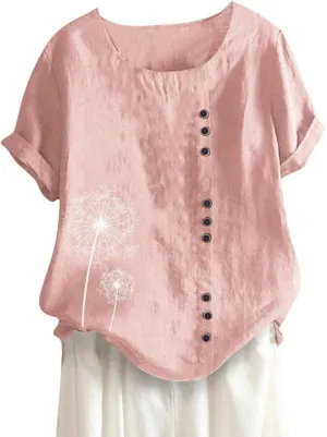 Cotton Button Down Shirt Shirt Summer Loose Hooded Top Tshirts Summer Cute Tees Womens Gauze Tops White Linen Button