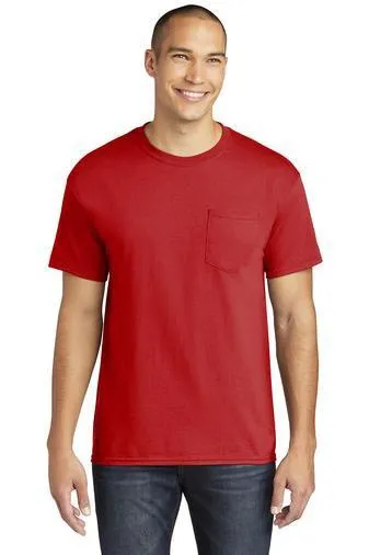 Custom Heavy Cotton T-Shirt With Pocket   5300