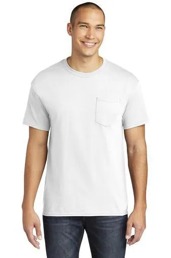Custom Heavy Cotton T-Shirt With Pocket   5300