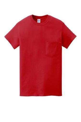 Custom Heavy Cotton T-Shirt With Pocket   5300