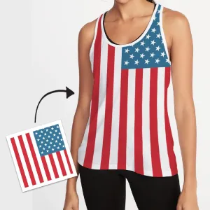 CustomVest Text Vest For Woman Independece Day Gifts