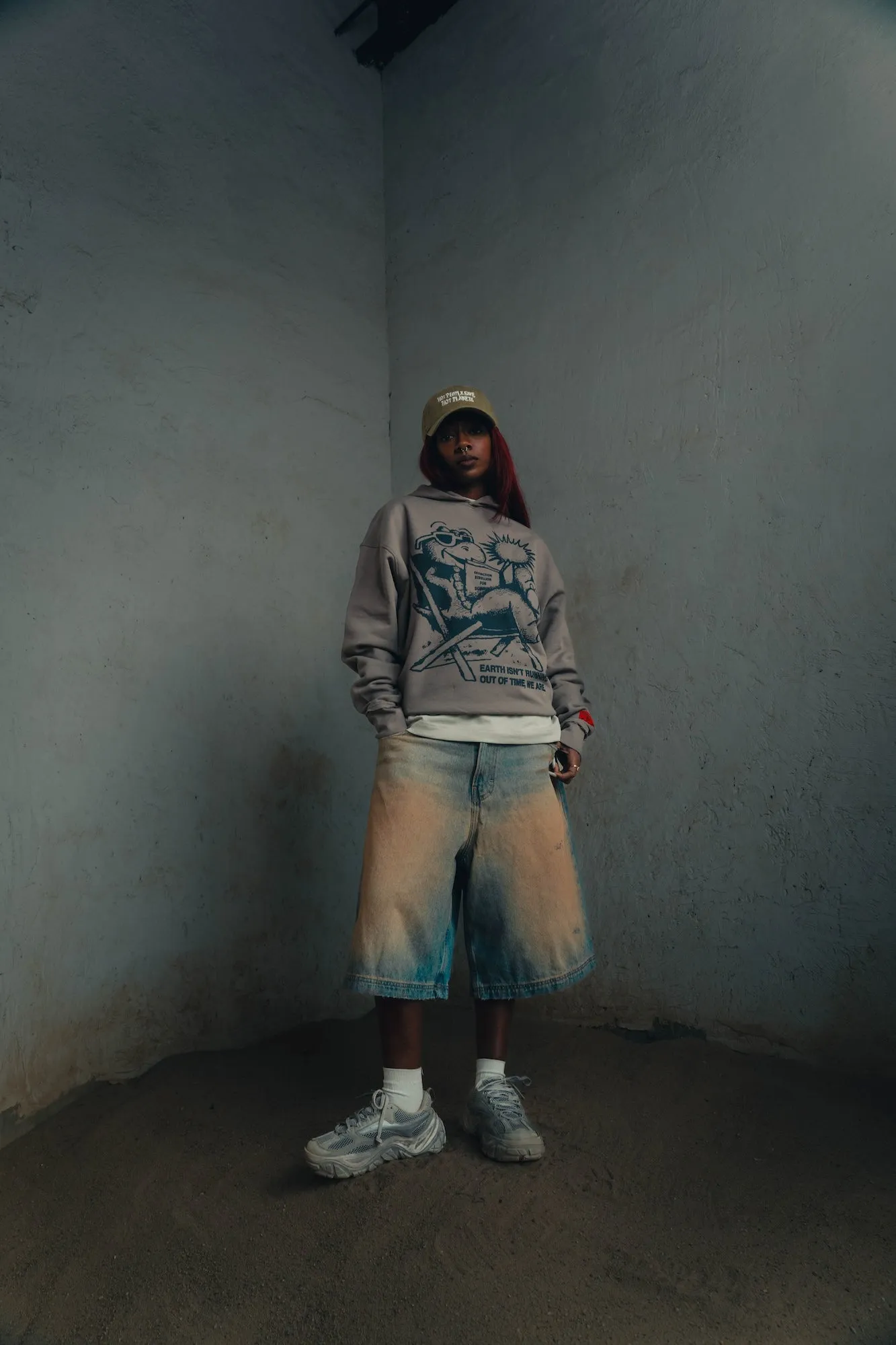 Earth Time Basic Hoodie (Driftwood)