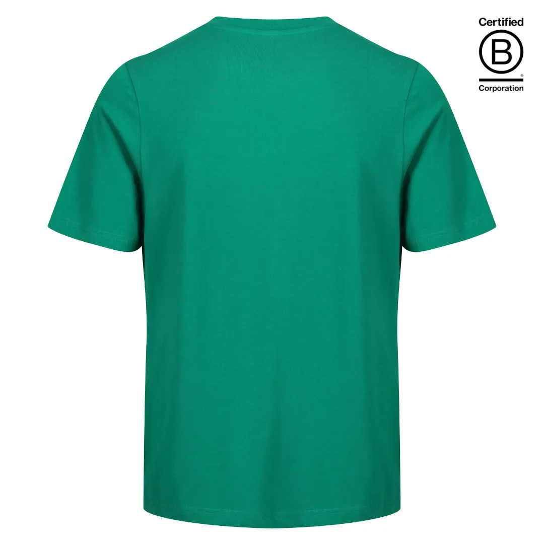 Emerald green classic fit cotton T-shirt