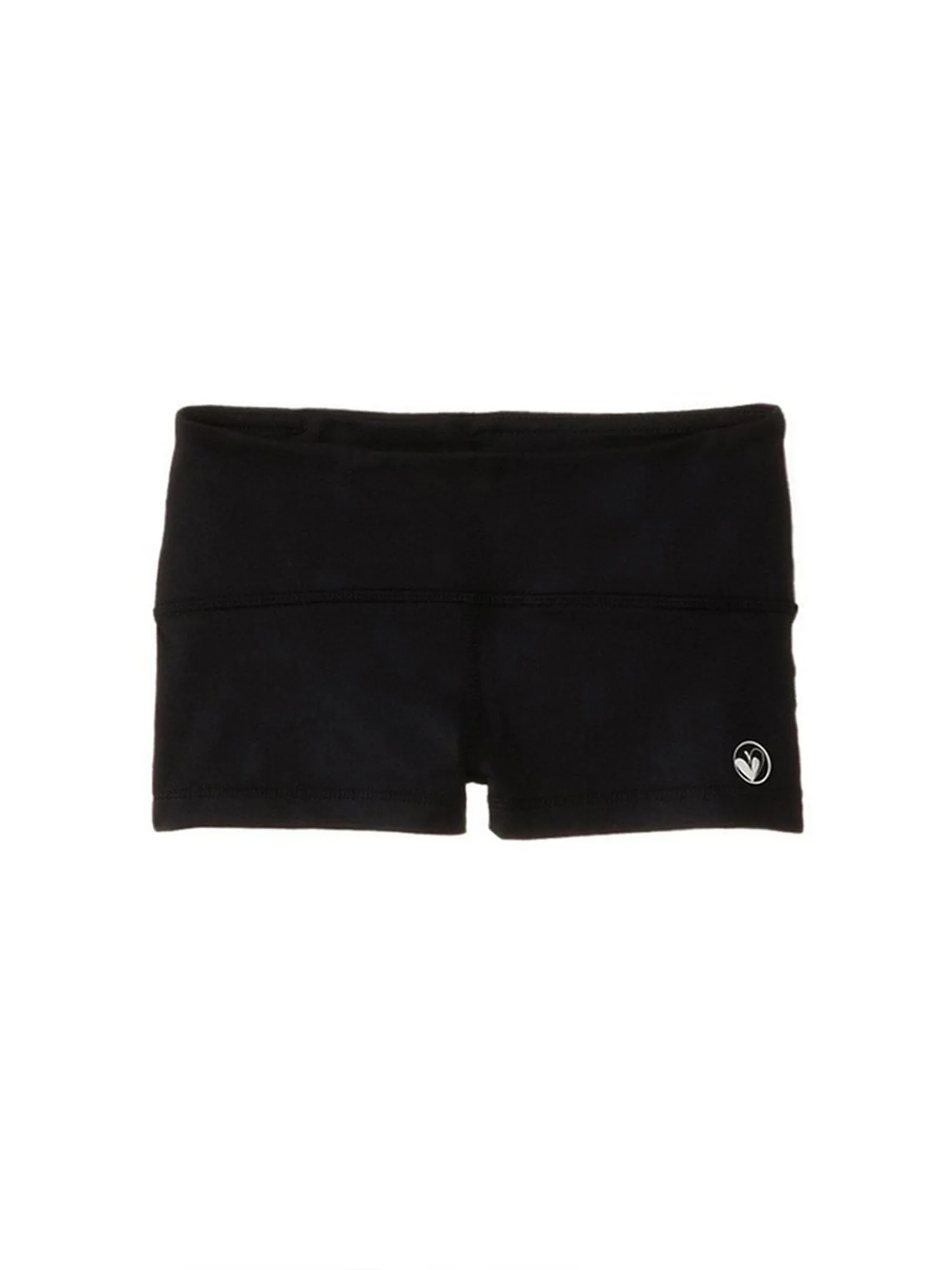 Essential Black Activewear Mini Shorts