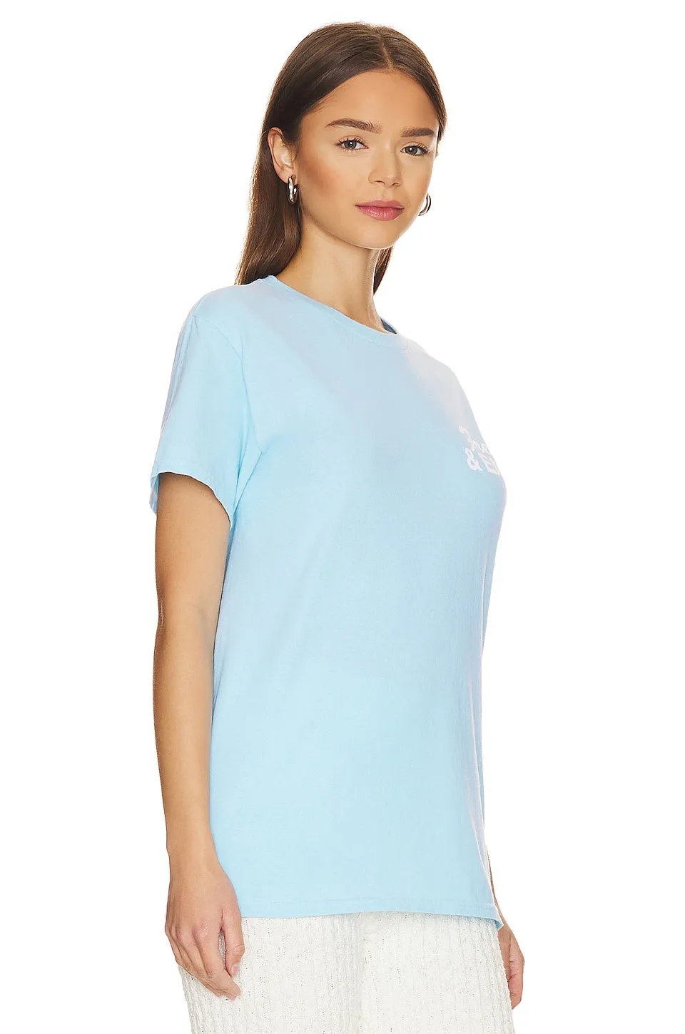 Free & Easy Classic T-shirt, Light Blue
