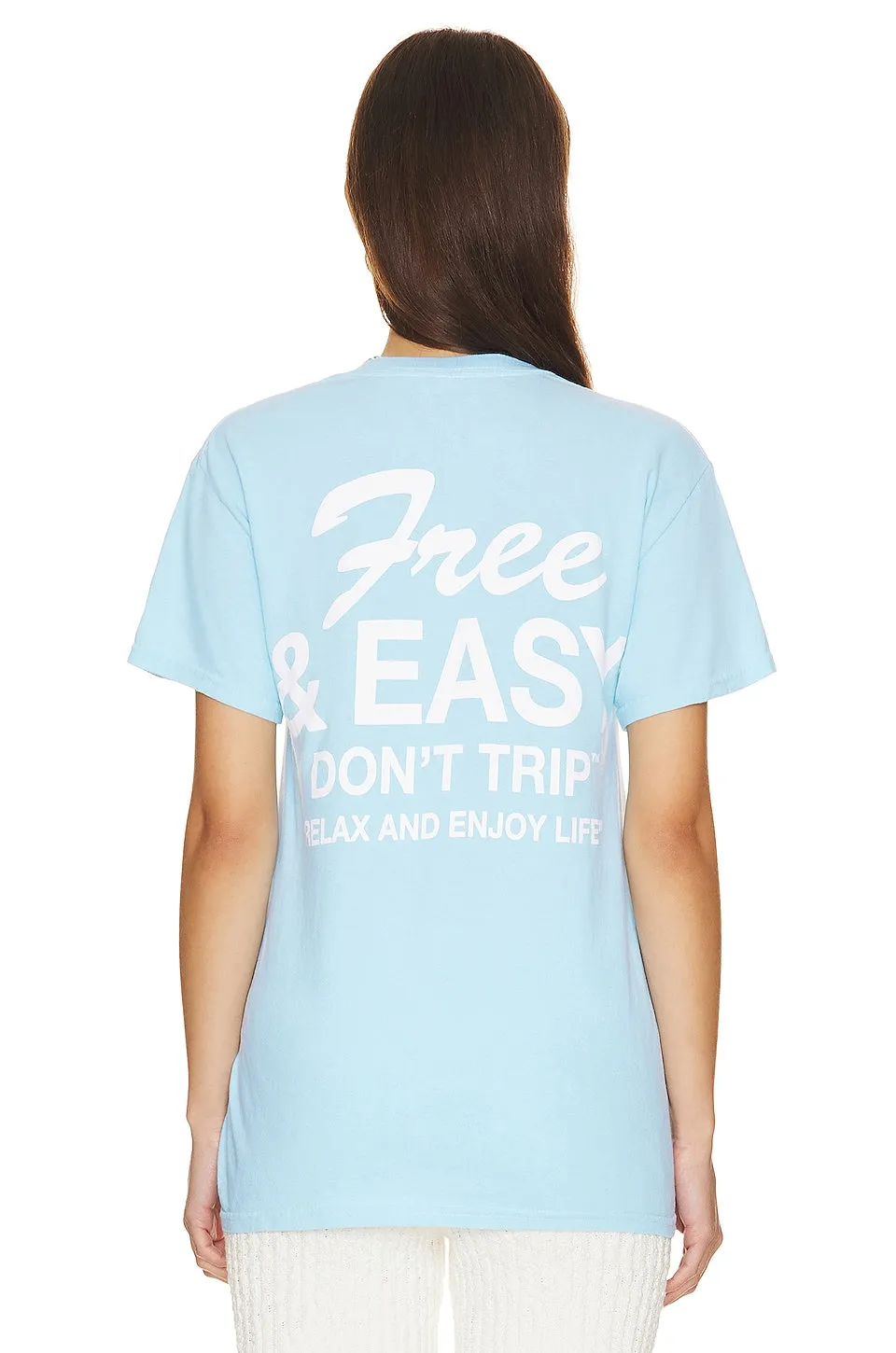 Free & Easy Classic T-shirt, Light Blue