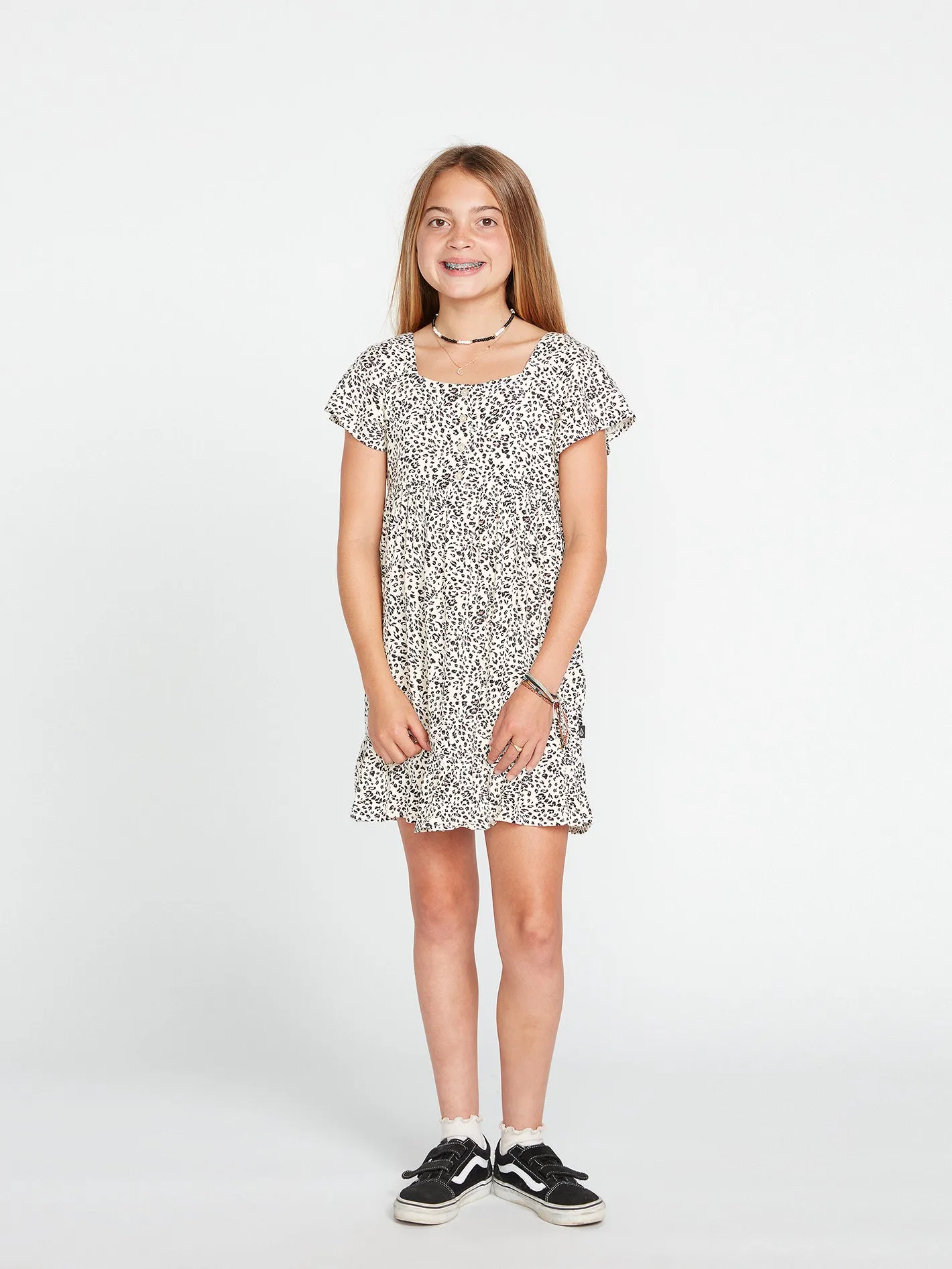 Girls Miss Hiss Dress - Sand