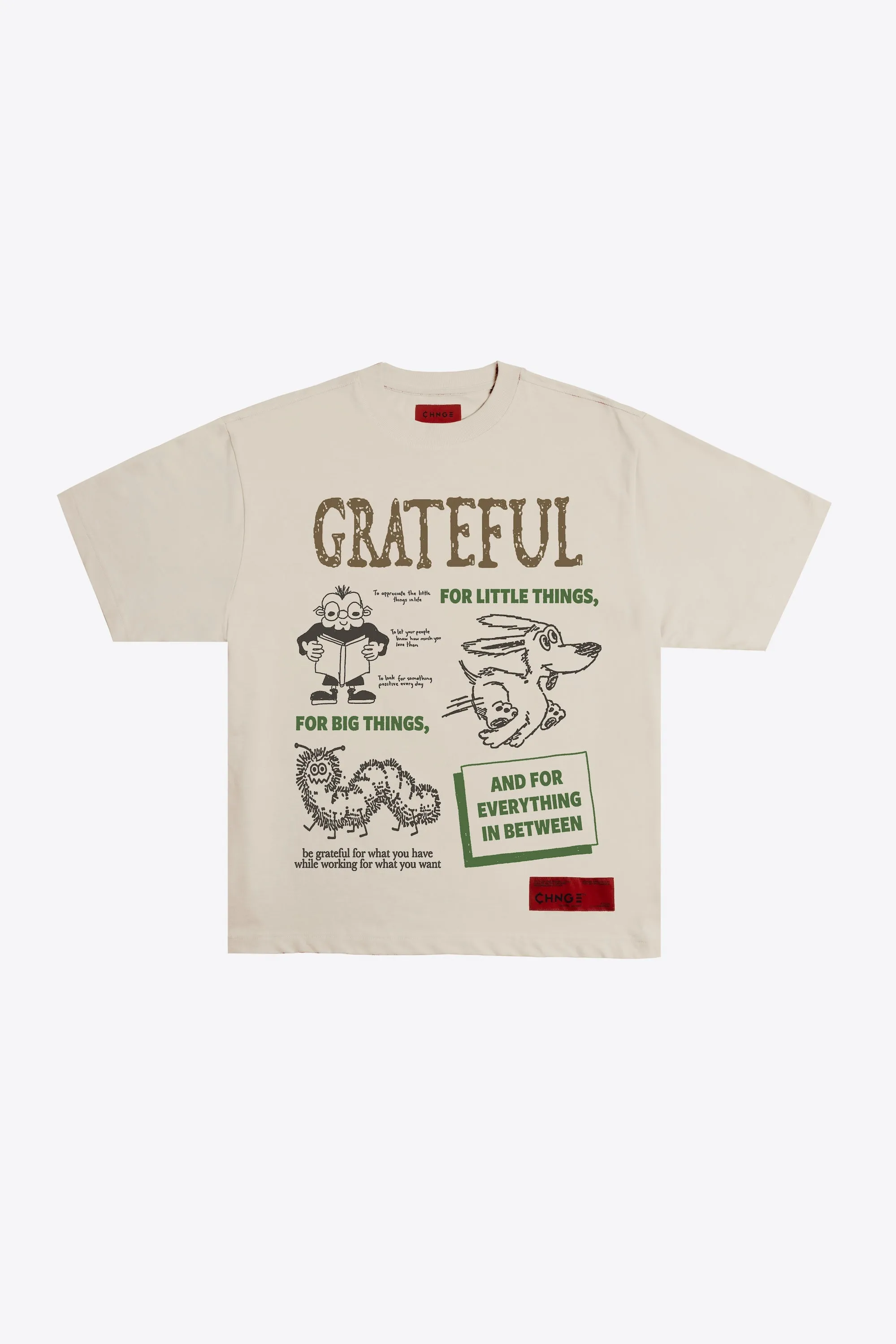 Grateful S/S Tee (Sawdust)