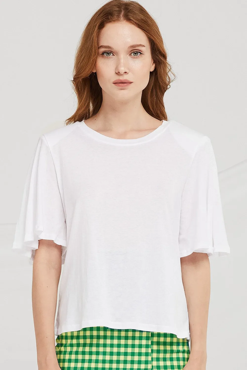 Leia Shoulder Padded T-shirt