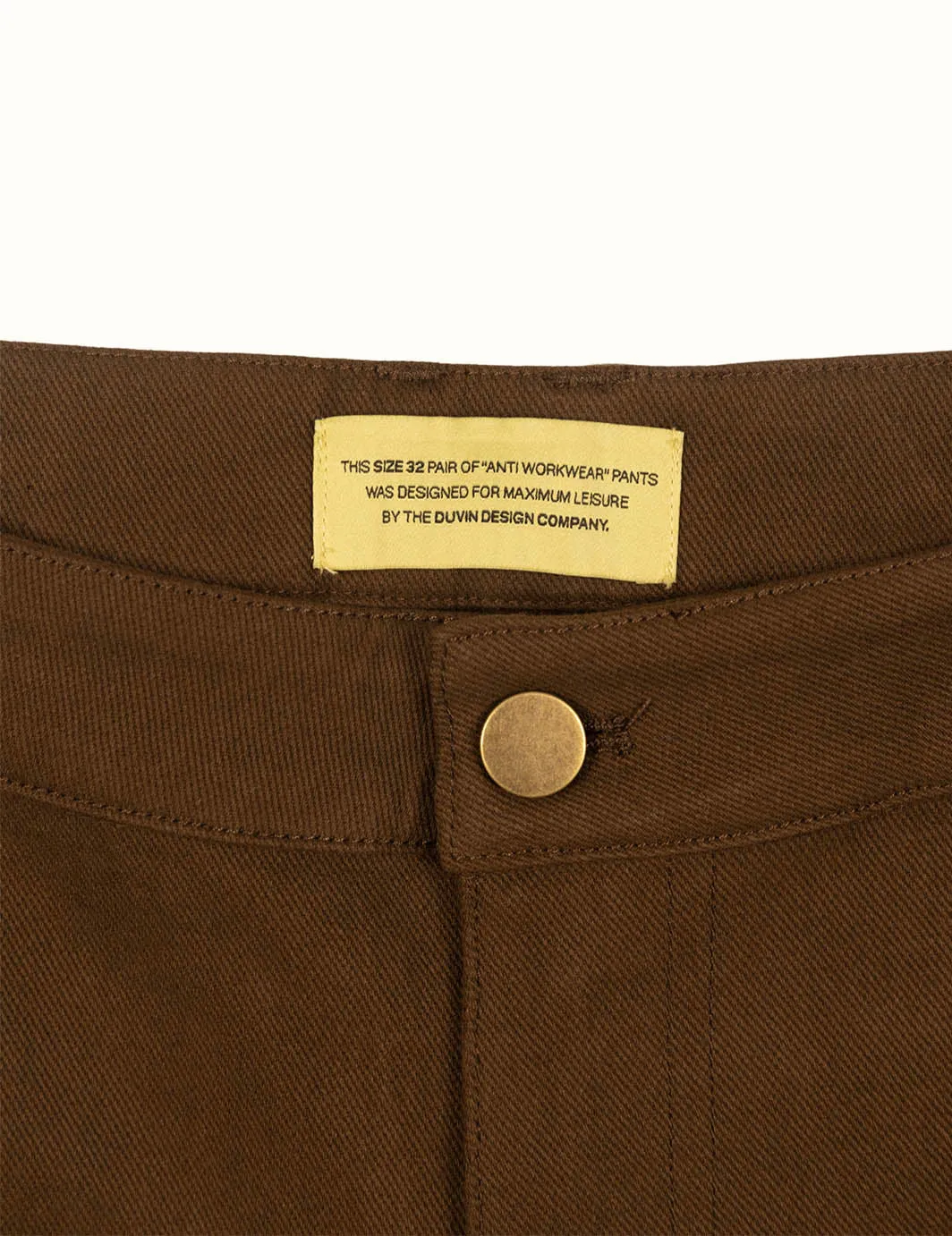 Loose Non-Workwear Pant - Chocolate