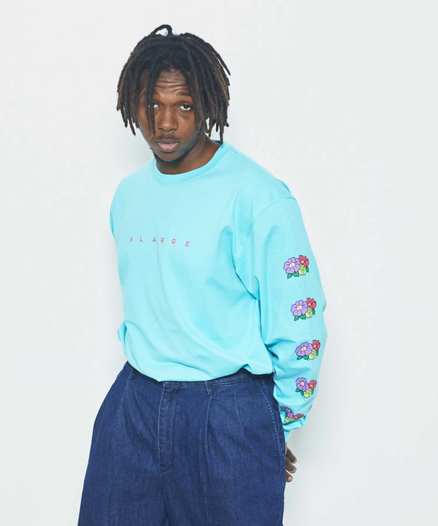 L/S TEE FLOWER LOGO