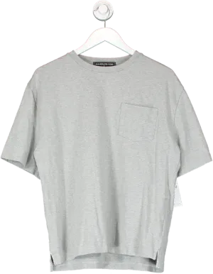 maniere de voir Grey Front Pocket T Shirt UK S