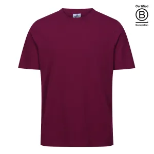Maroon classic fit cotton T-shirt