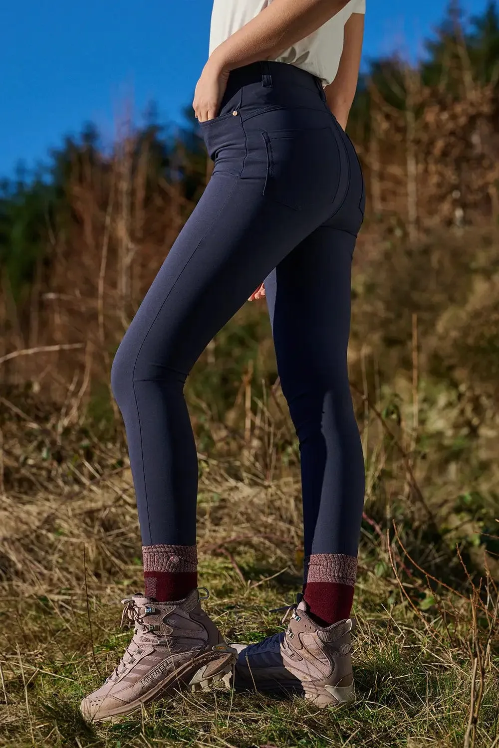MAX Stretch Skinny Outdoor Trousers - Deep Navy