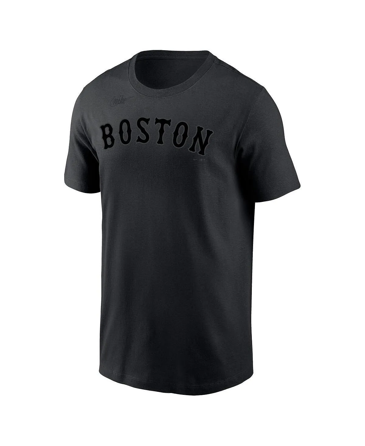 Men's david ortiz black boston red sox t shirt with Nike name and number, black