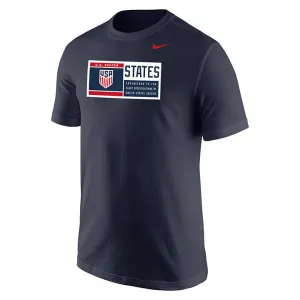 Men's Nike USMNT Jock Tag Navy Tee