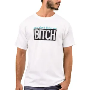 Nutcase Designer Round Neck Men's T-Shirt Wrinkle-Free Poly Cotton Tees - Don’t Know