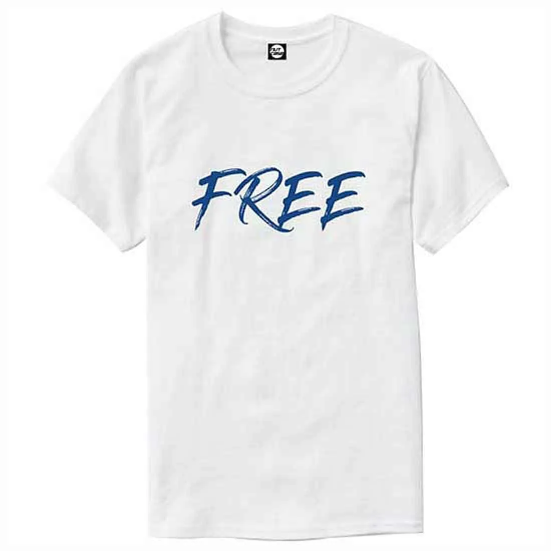 Nutcase Designer Round Neck Men's T-Shirt Wrinkle-Free Poly Cotton Tees - Free